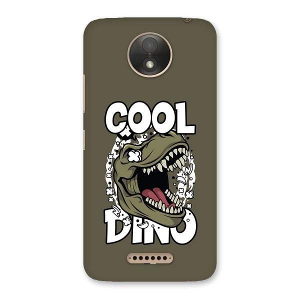 Cool Dino Back Case for Moto C Plus