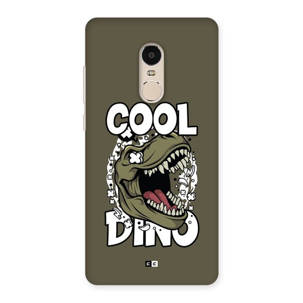 Cool Dino Back Case for Redmi Note 4