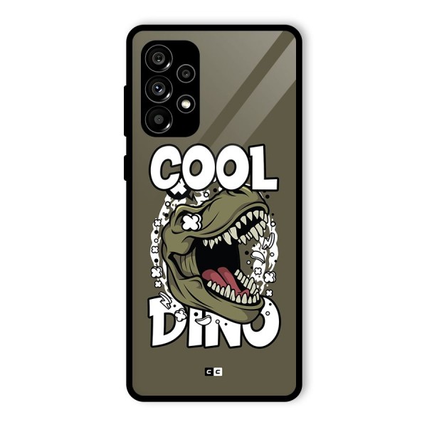 Cool Dino Glass Back Case for Galaxy A73 5G