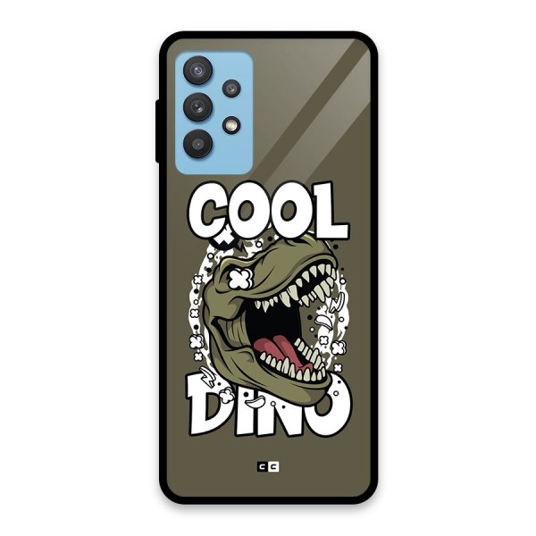 Cool Dino Glass Back Case for Galaxy M32 5G