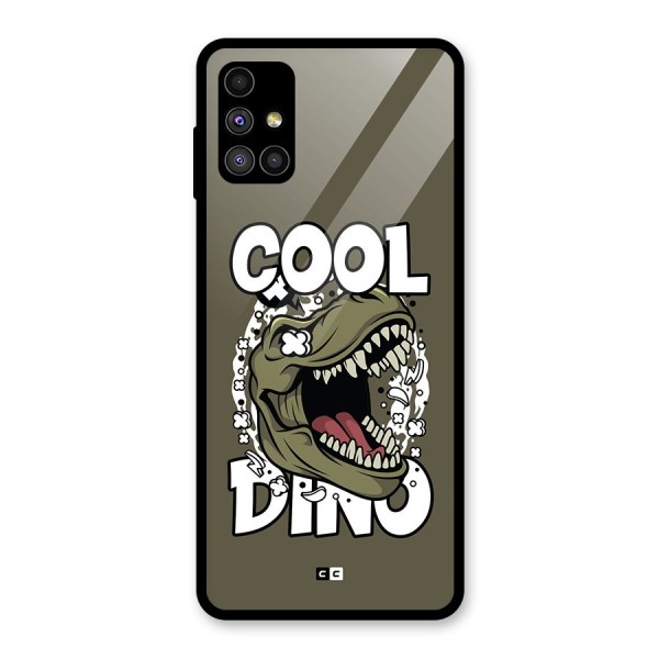 Cool Dino Glass Back Case for Galaxy M51