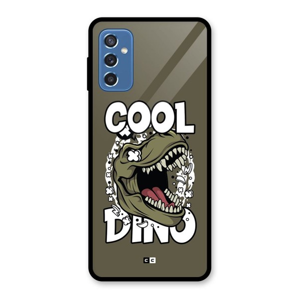 Cool Dino Glass Back Case for Galaxy M52 5G