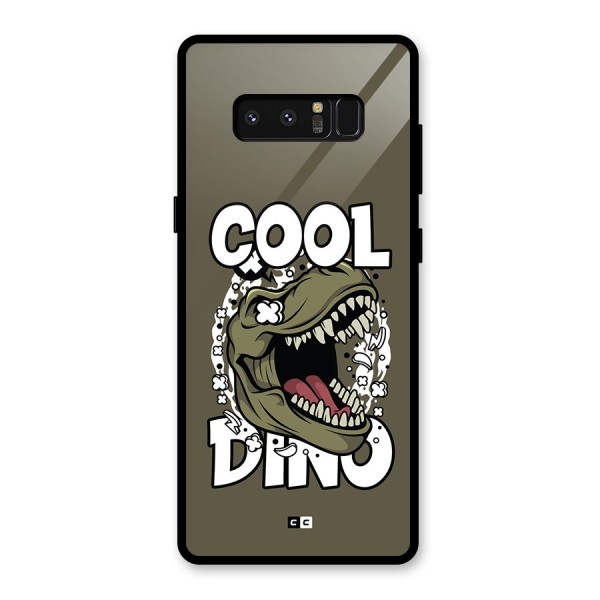 Cool Dino Glass Back Case for Galaxy Note 8