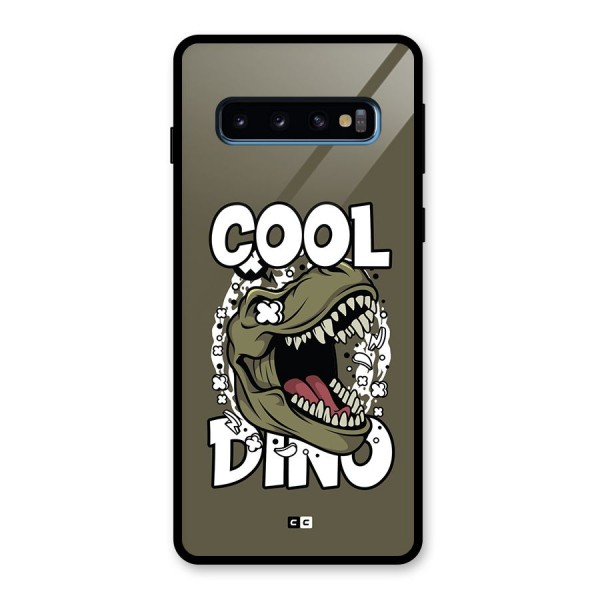 Cool Dino Glass Back Case for Galaxy S10