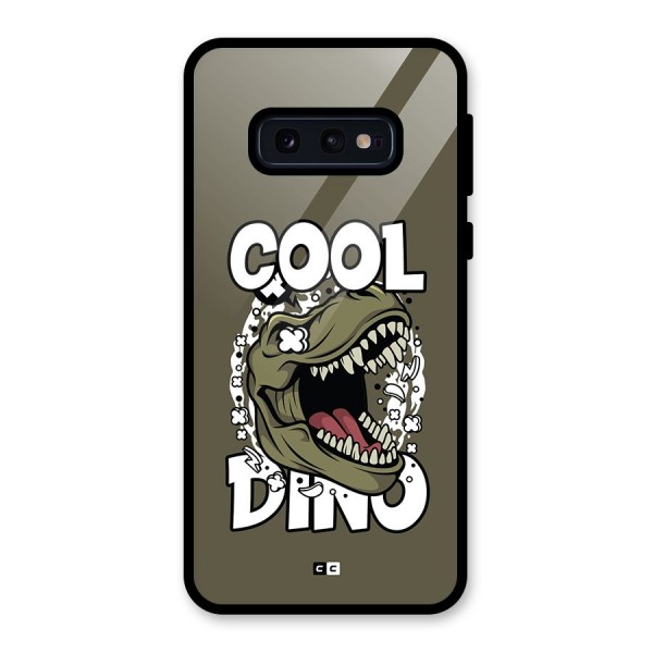 Cool Dino Glass Back Case for Galaxy S10e