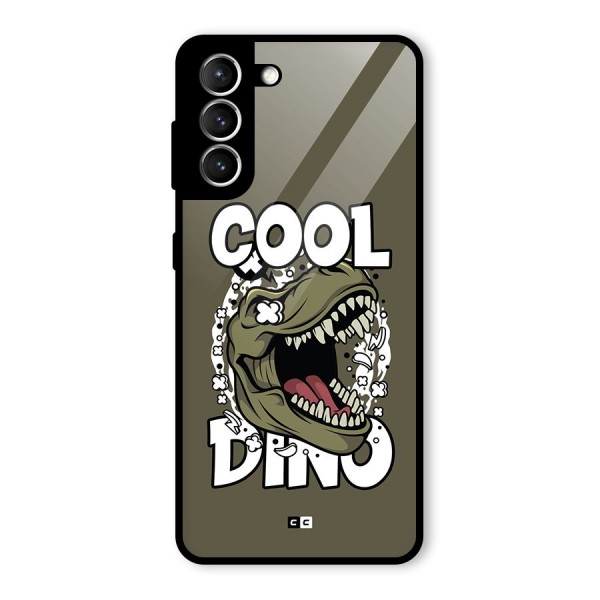 Cool Dino Glass Back Case for Galaxy S21 5G