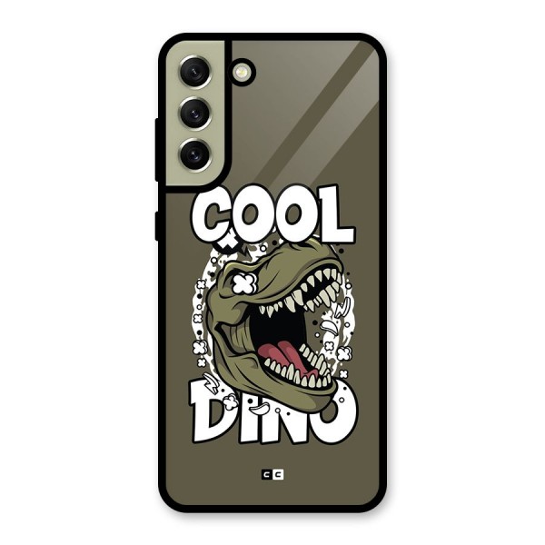 Cool Dino Glass Back Case for Galaxy S21 FE 5G