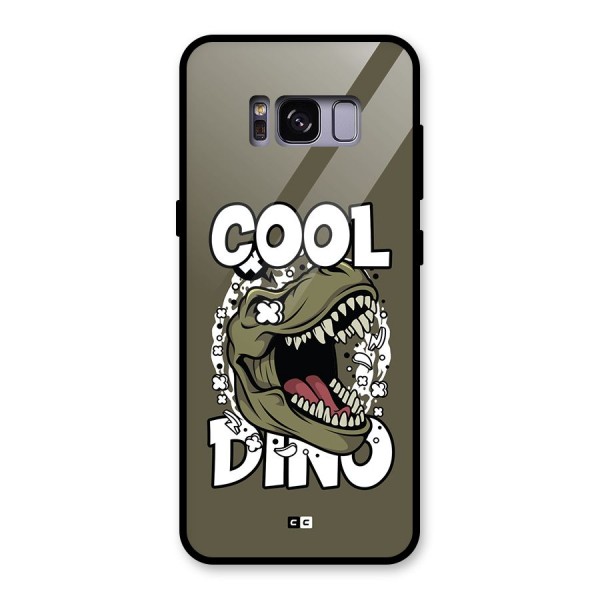 Cool Dino Glass Back Case for Galaxy S8