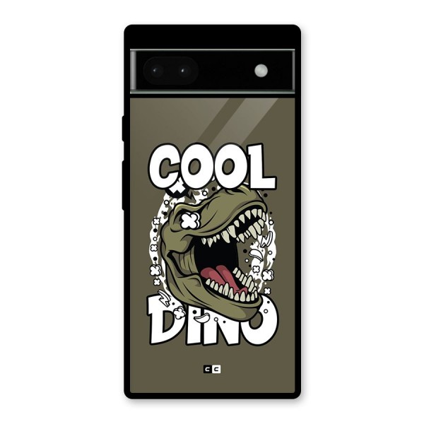 Cool Dino Glass Back Case for Google Pixel 6a