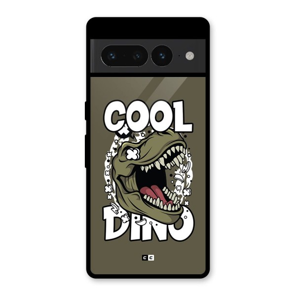 Cool Dino Glass Back Case for Google Pixel 7 Pro