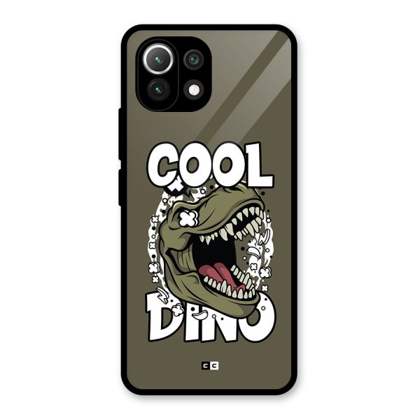 Cool Dino Glass Back Case for Mi 11 Lite