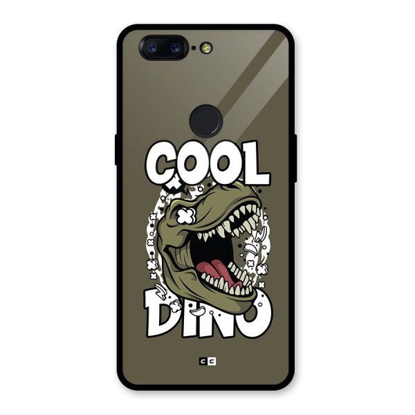 Cool Dino Glass Back Case for OnePlus 5T