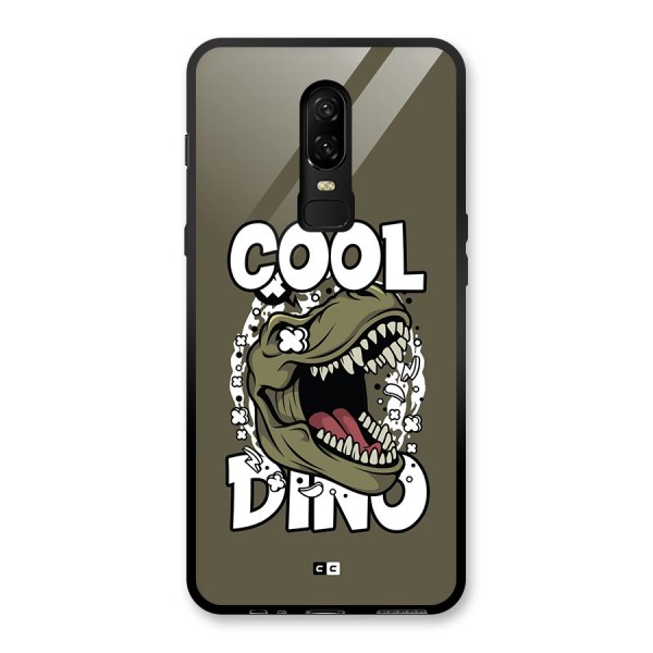 Cool Dino Glass Back Case for OnePlus 6