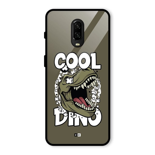 Cool Dino Glass Back Case for OnePlus 6T