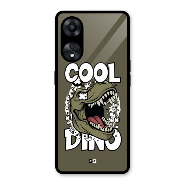 Cool Dino Glass Back Case for Oppo A78