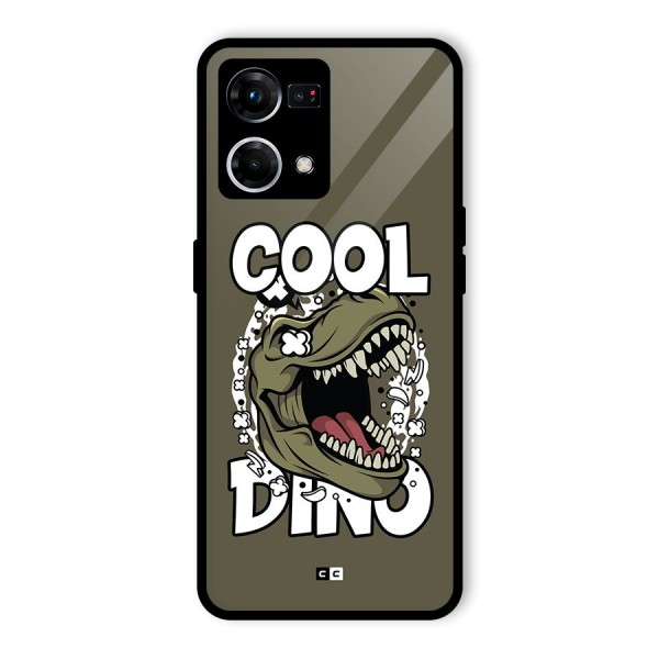 Cool Dino Glass Back Case for Oppo F21 Pro 4G