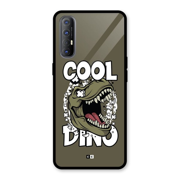 Cool Dino Glass Back Case for Oppo Reno3 Pro