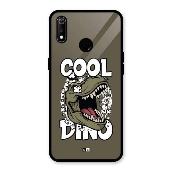 Cool Dino Glass Back Case for Realme 3