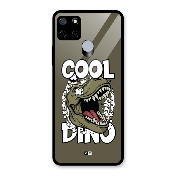 Cool Dino Glass Back Case for Realme C15