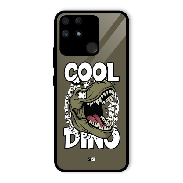 Cool Dino Glass Back Case for Realme Narzo 50A