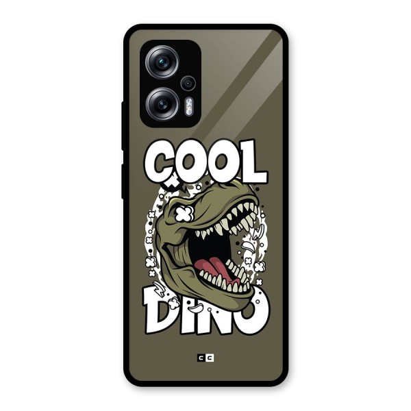 Cool Dino Glass Back Case for Redmi K50i