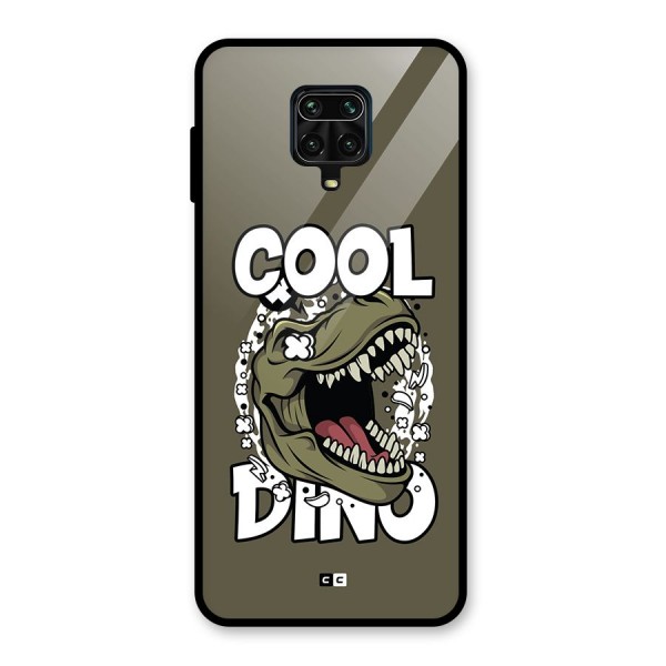 Cool Dino Glass Back Case for Redmi Note 9 Pro