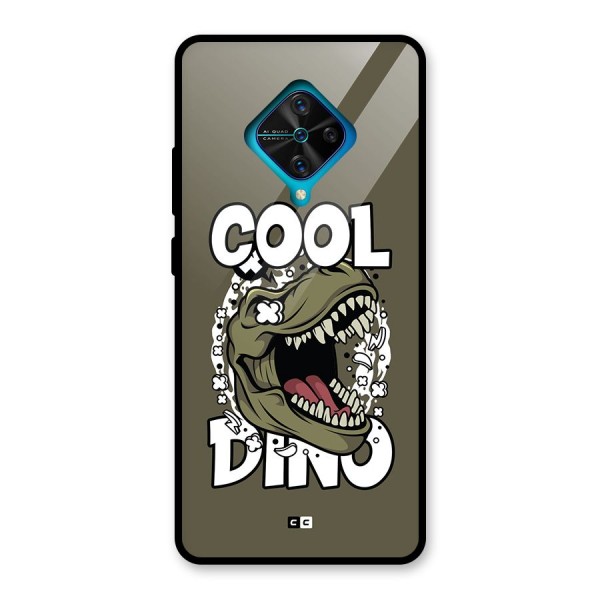 Cool Dino Glass Back Case for Vivo S1 Pro