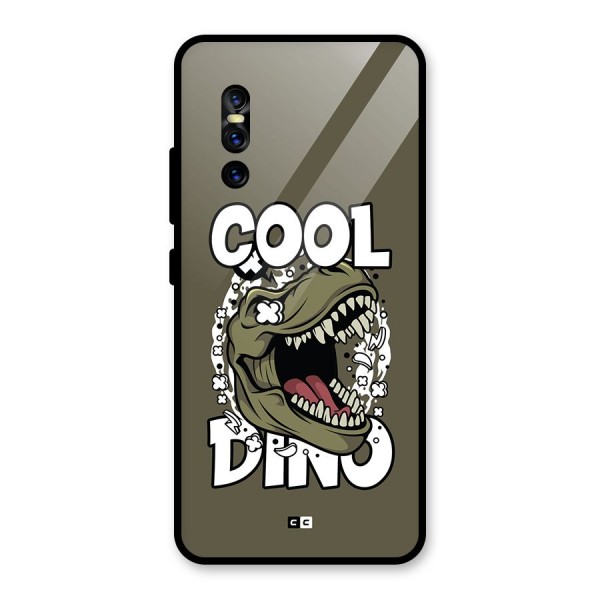 Cool Dino Glass Back Case for Vivo V15 Pro