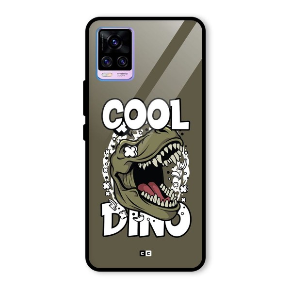 Cool Dino Glass Back Case for Vivo V20 Pro