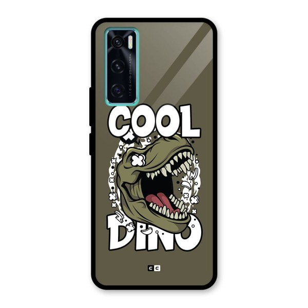 Cool Dino Glass Back Case for Vivo V20 SE