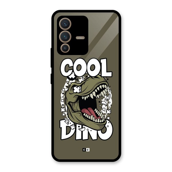 Cool Dino Glass Back Case for Vivo V23 5G