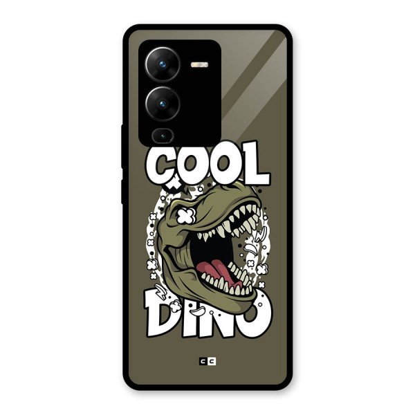 Cool Dino Glass Back Case for Vivo V25 Pro