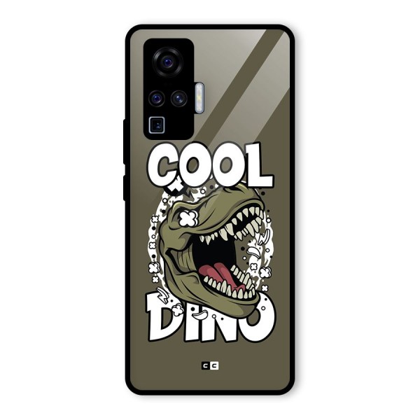 Cool Dino Glass Back Case for Vivo X50 Pro