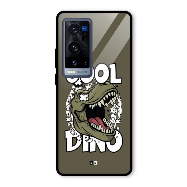 Cool Dino Glass Back Case for Vivo X60 Pro Plus