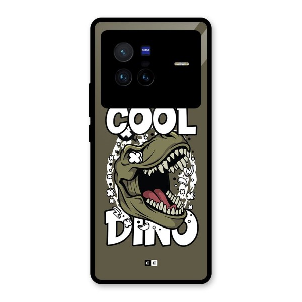 Cool Dino Glass Back Case for Vivo X80