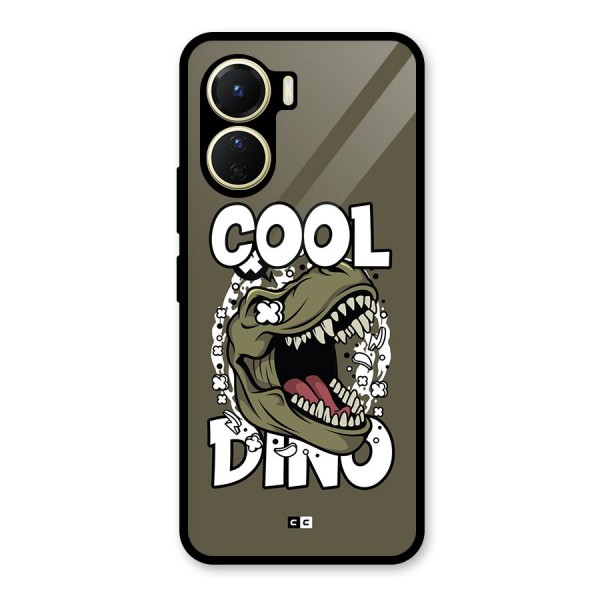 Cool Dino Glass Back Case for Vivo Y16