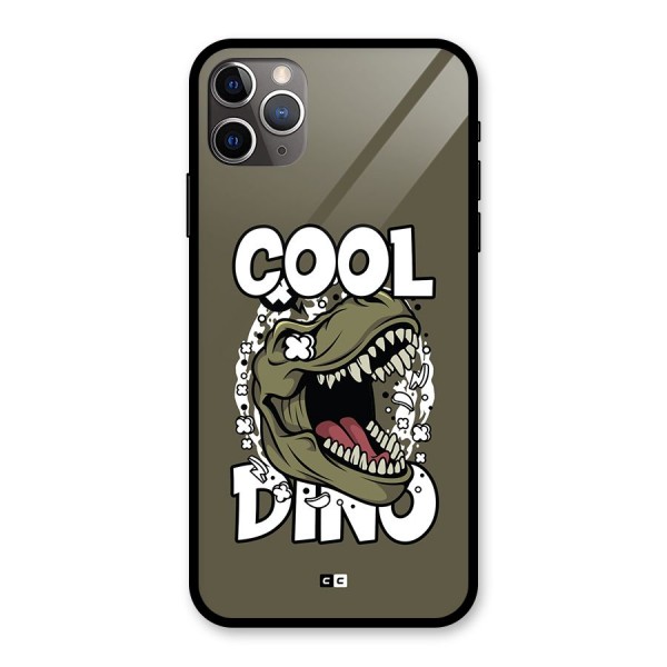 Cool Dino Glass Back Case for iPhone 11 Pro Max