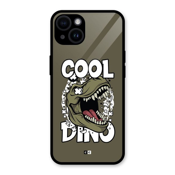 Cool Dino Glass Back Case for iPhone 14