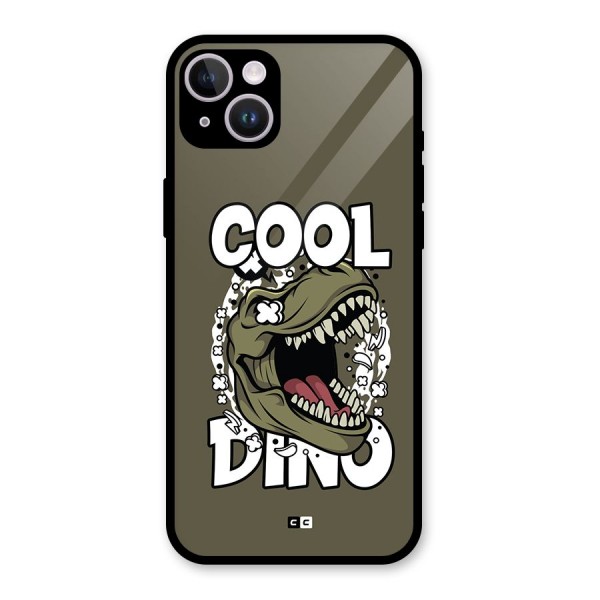 Cool Dino Glass Back Case for iPhone 14 Plus