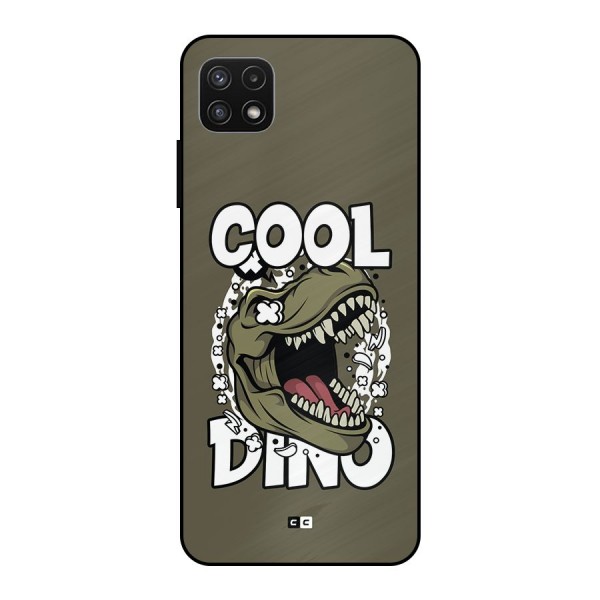 Cool Dino Metal Back Case for Galaxy A22 5G