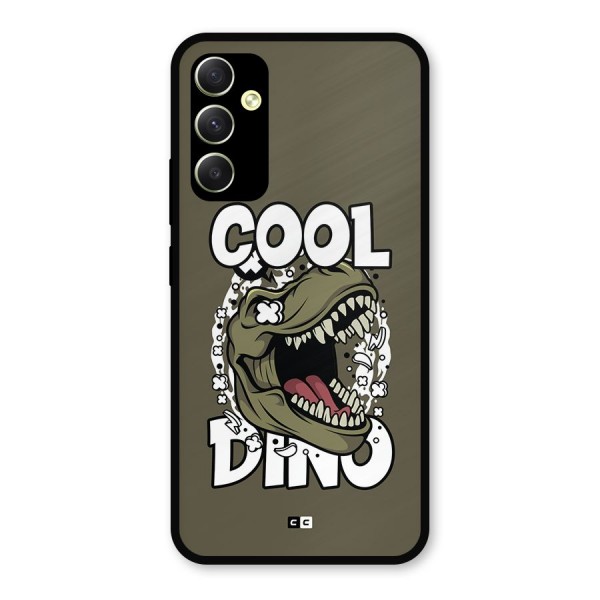 Cool Dino Metal Back Case for Galaxy A34