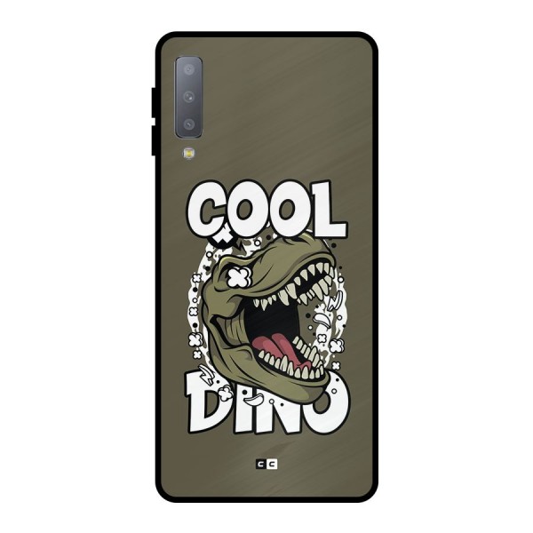 Cool Dino Metal Back Case for Galaxy A7 (2018)