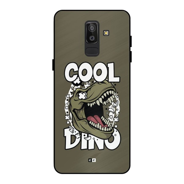 Cool Dino Metal Back Case for Galaxy J8