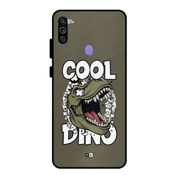 Cool Dino Metal Back Case for Galaxy M11