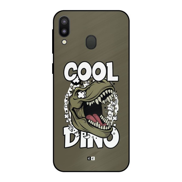 Cool Dino Metal Back Case for Galaxy M20