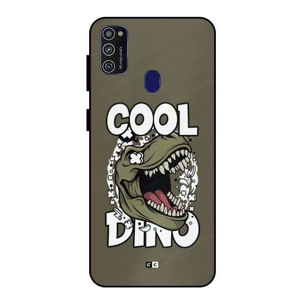 Cool Dino Metal Back Case for Galaxy M21