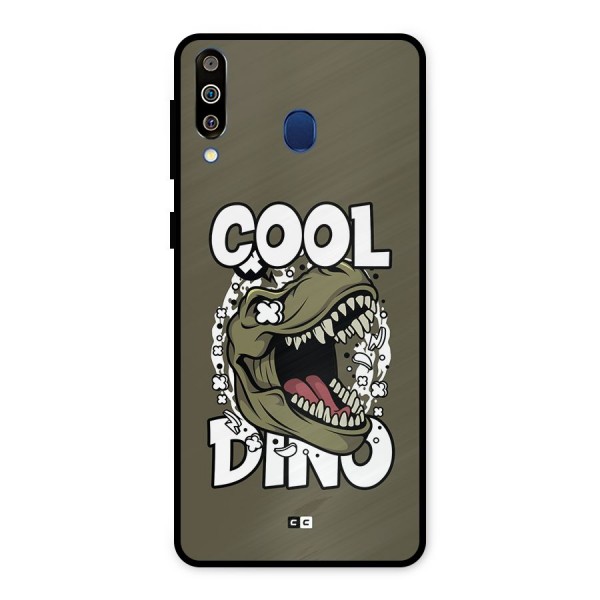 Cool Dino Metal Back Case for Galaxy M30