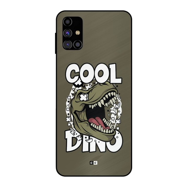 Cool Dino Metal Back Case for Galaxy M31s