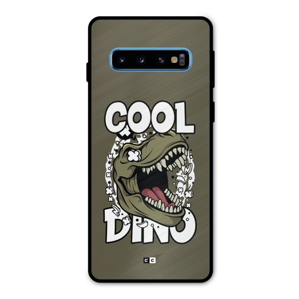 Cool Dino Metal Back Case for Galaxy S10