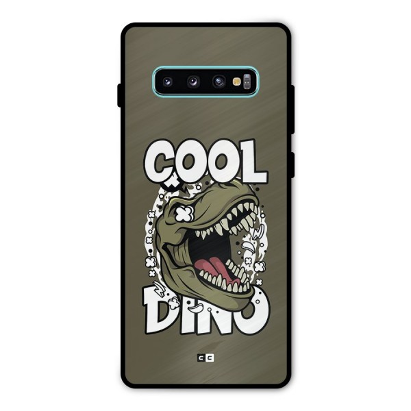 Cool Dino Metal Back Case for Galaxy S10 Plus